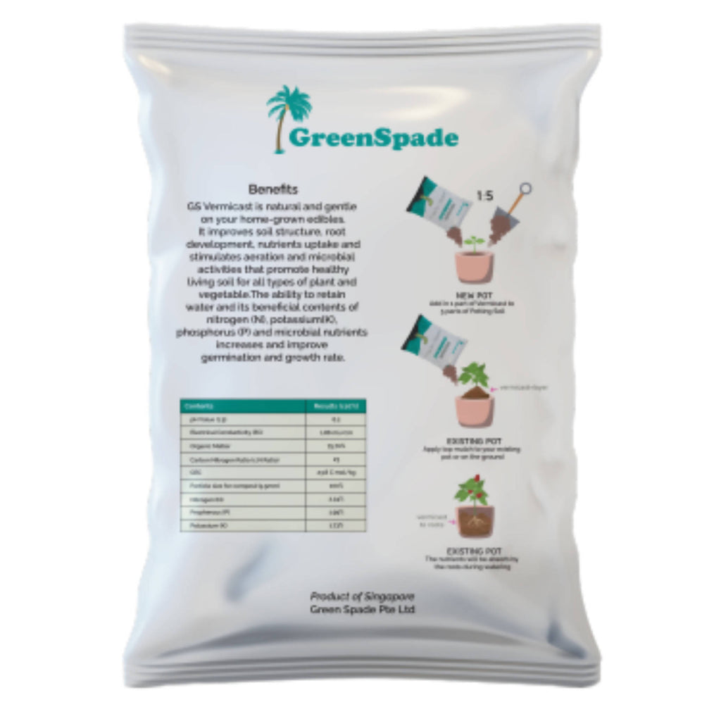 Green Spade Organic Vermicast (2.5L)