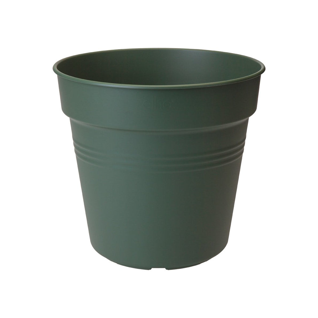 Green Basics Growpot 35cm in Leaf Green with 29cm Saucer